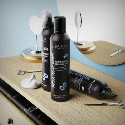 Mousse Volume 300ml Dahlia Color, soin coiffant pro pour cheveux fins