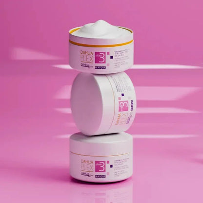 Masque Dahlia Plex 3 Système 250ml, reconstruit hydrate et préserve la fibre cheveux