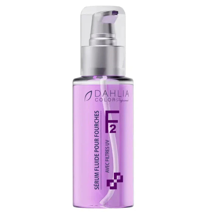 Sérum Fluide F2 avec filtre UV 100ml Dahlia Color, protection solaire cheveux