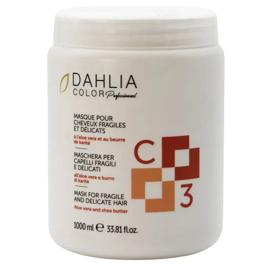 Masque Aloe Vera et beurre de Karité C3 Dahlia Color, soin hydratant nourrissant cheveux secs