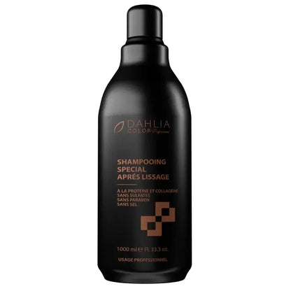 Shampoing Protéine et Collagène après lissage Dahlia Color, préserve la lisseur