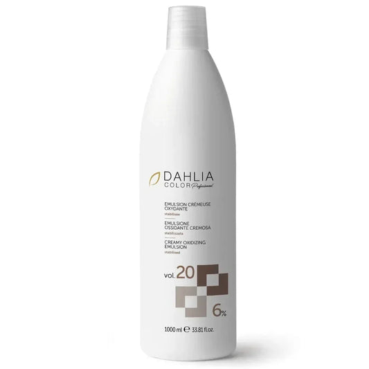 Crème oxydante 1 litre Dahlia Color, révélateur professionnel pour coloration salon
