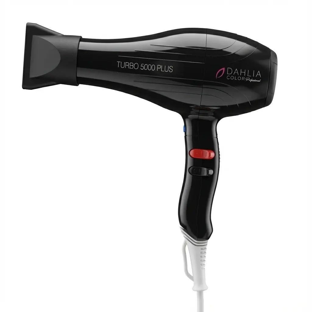 Sèche-cheveux professionnel Ionic 2400w Dahlia Color, technologie ionique anti-frisottis