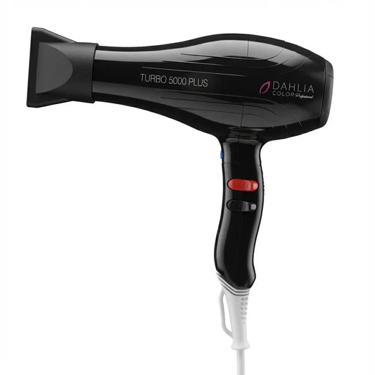 Sèche-cheveux professionnel Ionic 2400w Dahlia Color, technologie ionique anti-frisottis