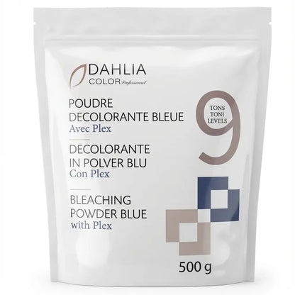 Poudre Décolorante Plex 9 Tons 500g Dahlia Color, éclaircissement extrême sécurisé