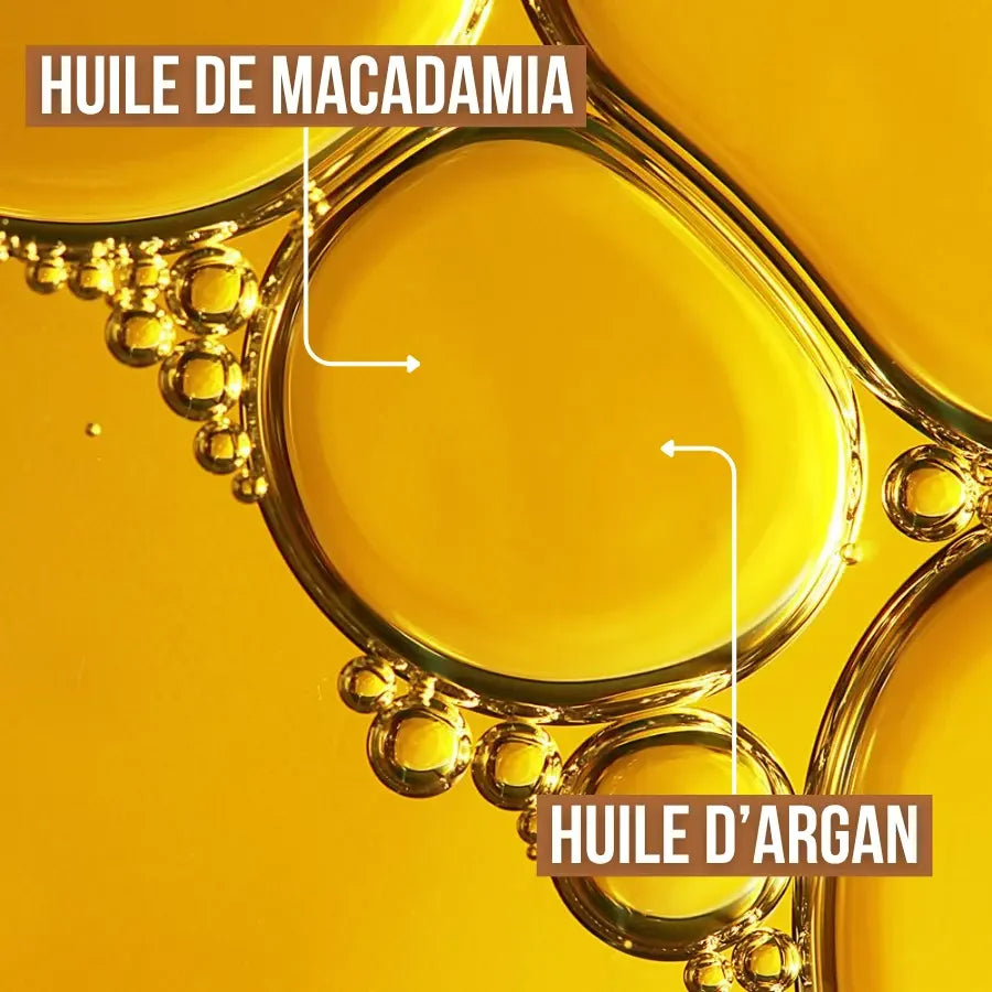 Décolorant huile argan macadamia Dahlia Color, idéal cheveux sensibilisés salon